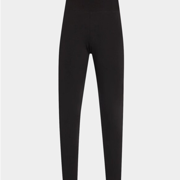 Eileen Fisher Cropped High Rise Jersey Black Leggings 3X NWT - Picture 4 of 4